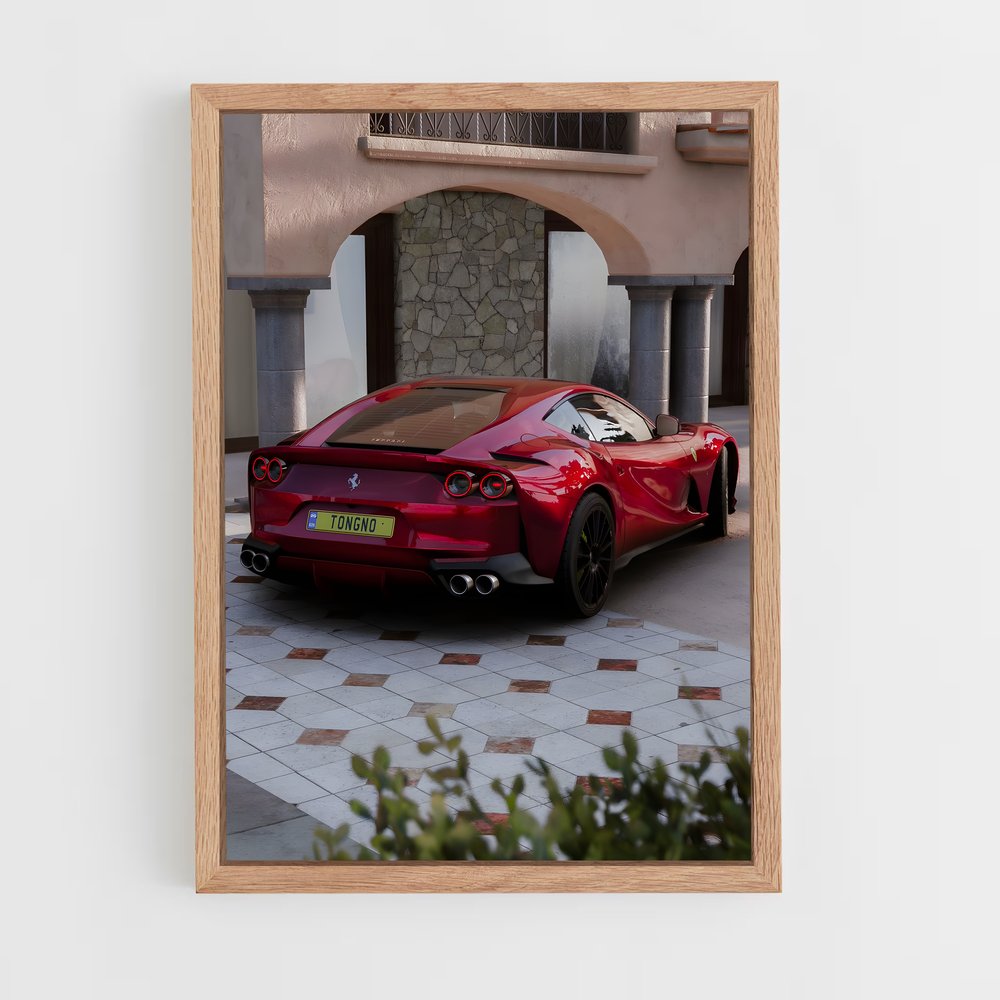 Poster Superfast Rêve – affiche Ferrari (vue 4)